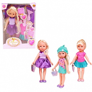 Кукла из серии Весенний вальс, с аксессуарами, 3 вида (ABtoys, PT-00475)